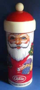 ASTIR ASSORTED CHOCOLATES ADVERTISIGN HARD PAPER CHRISTMAS BOX EMPTY SANTA CLAUS - Picture 1 of 14