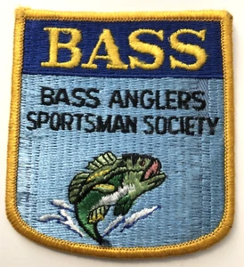 Patch vintage Bass Anglers Sportsman Society 3,5"- - Foto 1 di 2