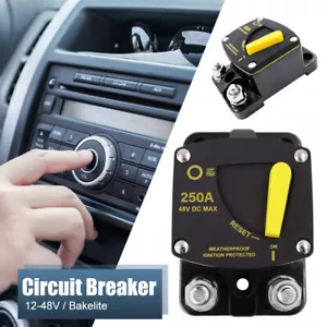 DC12-48V 150-300 Amp Circuit Breaker For Car Marine Tractor Audio Amp Protection - Picture 1 of 21