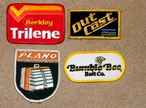 Vintage - Berkley, Shakespear, Plano, Bumble Bee Patches - New - Mint - Picture 1 of 1