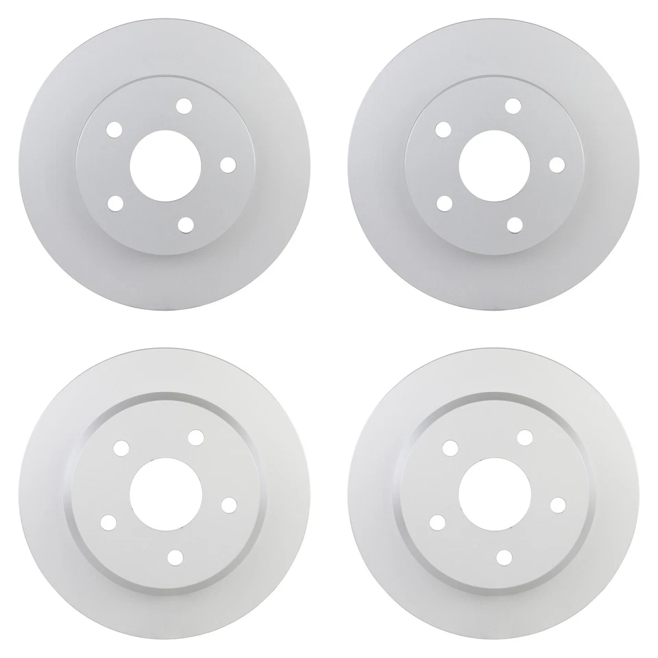 Kit de pastillas de freno de disco rotores delanteros traseros Bosch QuietCast para Grand Cherokee 1999-04 Foto 1 de 1