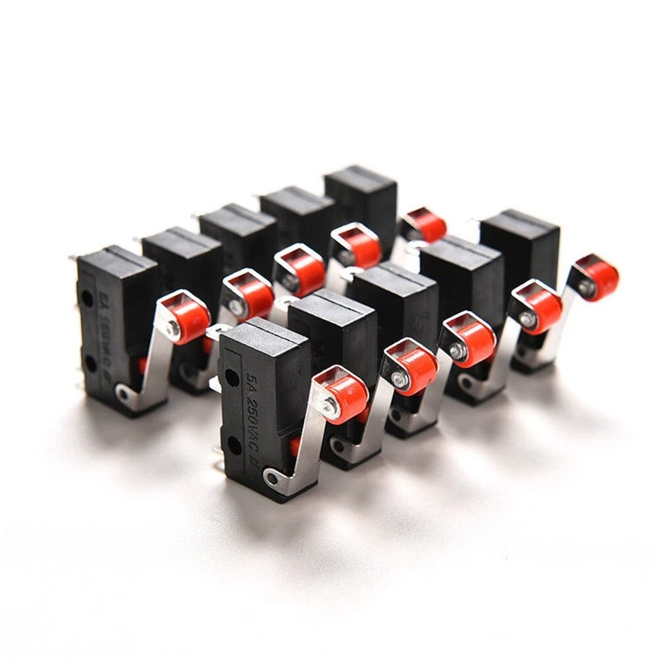 10tlg Mikroschalter 5A Micro-Schalter Taster Microswitch Endschalter Grenztaster - Bild 1 von 4