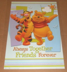 Pooh and Tigger Always Together Poster 34x22 - Picture 1 of 2