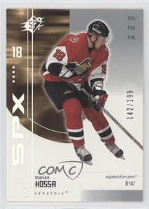 2002-03 SPx Spectrum Silver /199 Marian Hossa #53 HOF