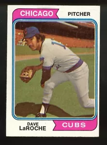 1974 Topps #502 Dave LaRoche casi nuevo o mejor - Imagen 1 de 2
