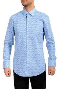 Hugo Boss Men's C-HANK-kent-C1-214 Slim Fit Long Sleeve Shirt US 16.5 (L) IT 42 - Picture 1 of 9