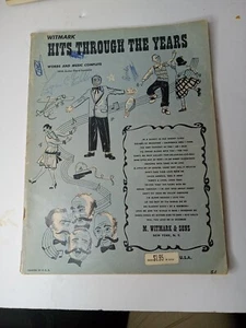 Witmark Hits Through The Years Words And Music Complete Guitar Chords Symbols - Picture 1 of 7