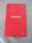 GANNAT / ALLIER  - CARTE  à  1/100.000 -  55 x 47 cm  - Tirage  Couleur  de 1895