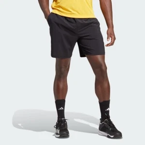 adidas Shorts Mens Club Stretch Woven Tennis Black Aeroready - Picture 1 of 7