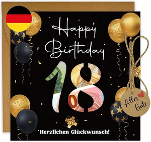Geschenk 18. Geburtstag Junge Madchen, Lustige Geldgeschenk 18. Geburtstag Junge - Bild 1 von 7