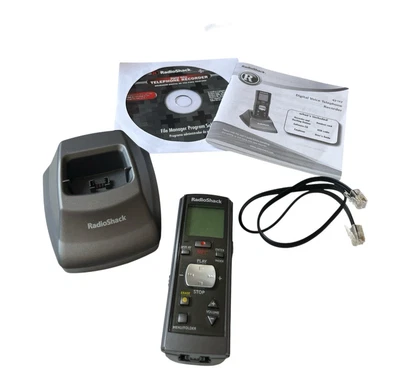 RadioShack 43127 Digital Voice Telephone Recorder Open Box - Image 1 of 4
