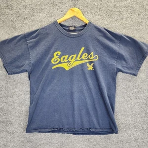 Vintage Embry Riddle Eagles Shirt Mens XL Blue College University Tee T-Shirt - Picture 1 of 8