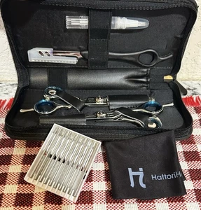 Hattori Hanzo HH-S 5.5 cesoie HH-ST 6.0 cesoie diradamento rasoio e custodia - Foto 1 di 24