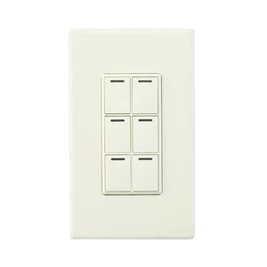 TECLADO CONTROL4 KPZ-6B1-A 6 BOTONES, ZIGBEE PRO INALÁMBRICO, ALMENDRA - Imagen 1 de 3