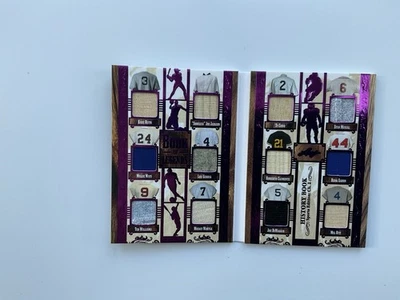 2025 Leaf History Book Game Used Relic Ruth/ Mantle/shoeless Jackson/cobb/ 3/6 - Image 1 of 4