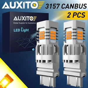AUXITO Anti Error 3157 4157 3457 LED Ámbar Intermitente Bombillas para Chevrolet - Imagen 1 de 8