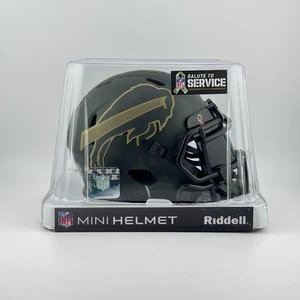 Buffalo Bills Riddell Speed 2025 Salute To Service 4 Mini Football Helmet - Picture 1 of 4