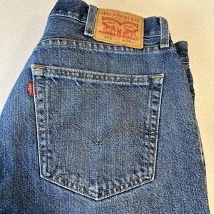 Levi's 505 pantaloncino uomo 38 (38x10 REALE) blu denim jorts vestibilità regolare - Foto 1 di 19