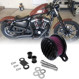 Air Cleaner Intake Filter System For Harley Sportster Iron XL 883 1200 48 1988+ - Bild 1 von 19