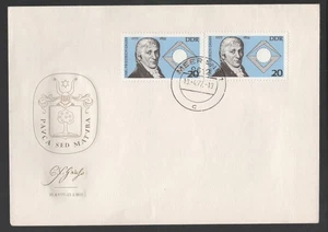 1977 Germany DDR Gauss FDC. Meerane First Day Cover. Mathematics - Picture 1 of 1