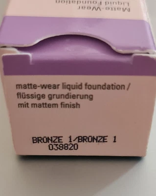 Mary Kay Timewise Bronze 1  Matte-Wear Liquid Foundation 29ml Discontinued BNIB - Image 1 of 4