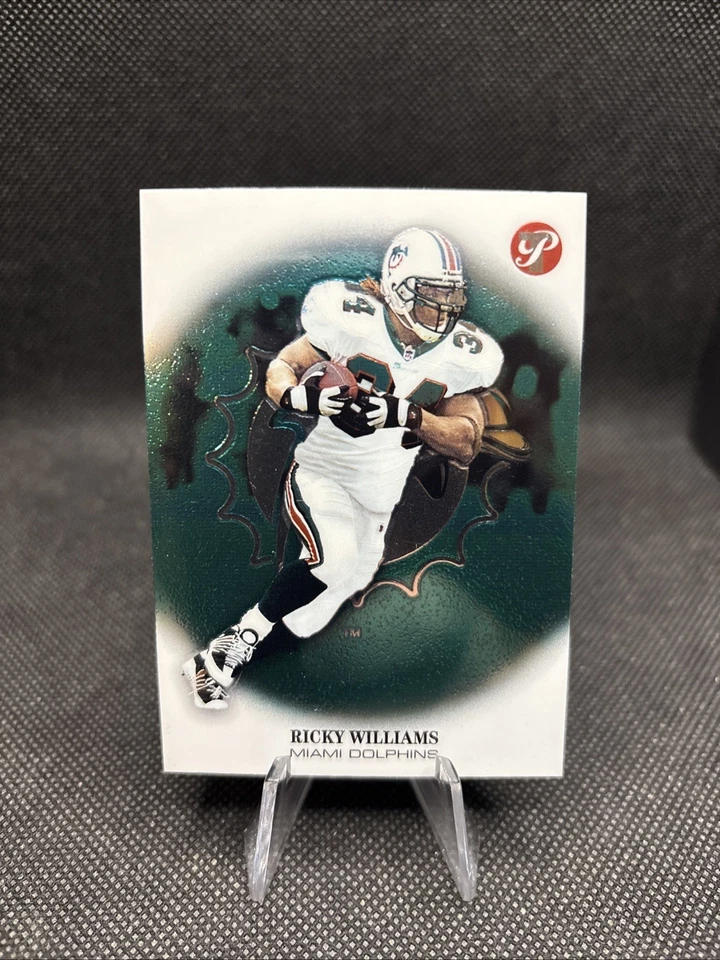 2002 Topps Pristine Ricky Williams Refractor Miami Dolphins A44 - Image 1 of 2