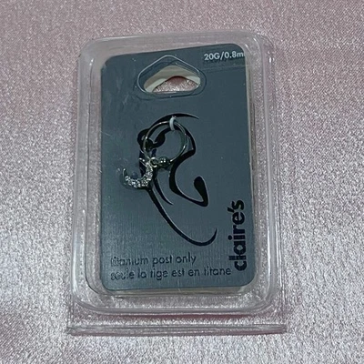 Nuevo con etiquetas Pendiente Cartílago Luna Celestial Claire’s Aro Acero Inoxidable Y2K 20G 0.8mm Foto 1 de 4