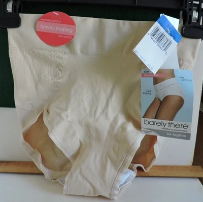全新 Brief by Barely There 塑身米色标签免费 X-大号内裤 18 — 第 1/4 张图片