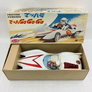 Aoshin Mach GoGoGo Mach-go 28cm Tin Toy Car W/BOX F/S FEDEX - Picture 1 of 20
