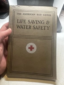 Vintage The American Red Cross Life Saving & Water Safety Book 1937 - Good - Picture 1 of 11