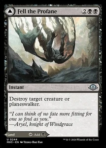 MTG - FELL THE PROFANE // FELL MIRE - Modern Horizons 3 (U) - Picture 1 of 1