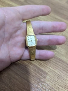 Reloj de cuarzo vintage Accurist para mujer dorado laminado 703000 necesita batería  - Imagen 1 de 6
