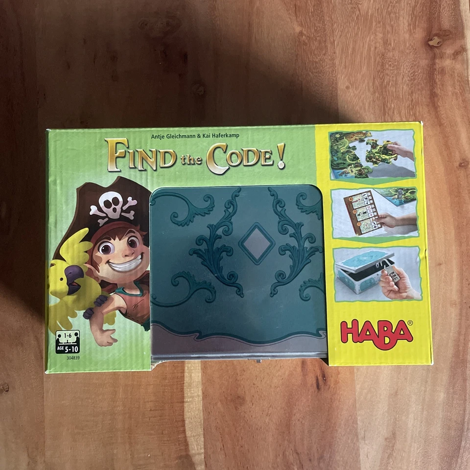 HABA 304839 Find the code! Pirateninsel Rätselspiel - 5862/102 - Bild 1 von 2