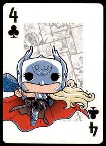 Marvel Pop! 2015 Tarjetas de poker Jane Foster inglesas #4 - Imagen 1 de 2