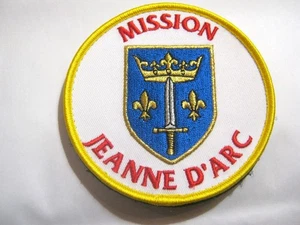 ECUSSON MARINE NATIONALE MISSION JEANNE D'ARC SCRATCH AU DOS 90MM - Picture 1 of 1