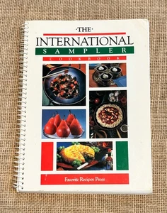 Vintage The International Sampler Cookbook Spiral Bound Paperback 1990 - Picture 1 of 8