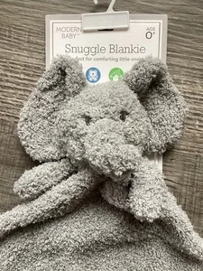 Peluche moderno bambino grigio elefante coccole bianco amorevole sicurezza morbido peluche 15,5" - Foto 1 di 7