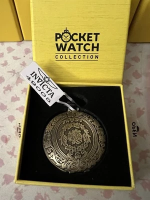 Invicta 47mm Monarch Pocket Watch Quartz Bronze Tone w/Chain  Nib - Image 1 of 4