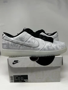 CLOT x FRAGMENT DESIGN NIKE DUNK / WHITE BLACK SILK / DS GR. 13 / FN0315-110 / - Bild 1 von 6