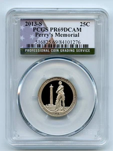 Cuarto conmemorativo de Perry's 2013 S 25C revestido graduación profesional cámara pr69D PR - Imagen 1 de 1