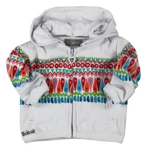 Bóboli Mädchen Sweatshirt-Jacke mit Kapuze Gr. 74 - 92 - Bild 1 von 12