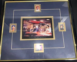 Evening at Rick's Plus US-Gedenkmarken - Elvis, Marilyn, Bogart, Dean - Bild 1 von 5