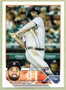 Riley Greene Tigers ~ 2023 Topps Rookie ~ KOSTENLOSER VERSAND - Bild 1 von 1