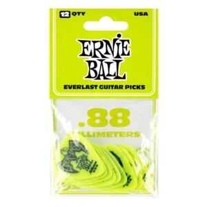 ERNIE BALL EB9191 Everlast Pick 0,88 12-Pack ❘ Plektren ❘ Delrin ❘ Grün - Bild 1 von 1