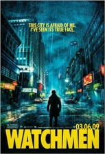 WATCHMEN MOVIE POSTER Original!! D/S 27x40 Zack Snyder Film 2009 BILLY CRUDUP