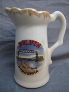 Vintage Duluth Minnesota Aerial Bridge Cream Pitcher