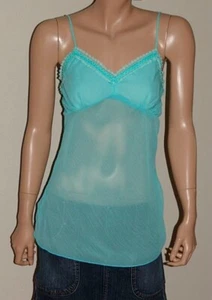 Sexy Miss Women's Girly Babydoll Spaghetti Strap Top L 38 XL 40 XXL 42 - Picture 1 of 5