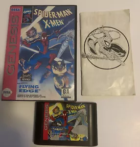 SPIDER-MAN X-MEN ARCADE'S REVENGE Sega Genesis CIB 1993 - Picture 1 of 5