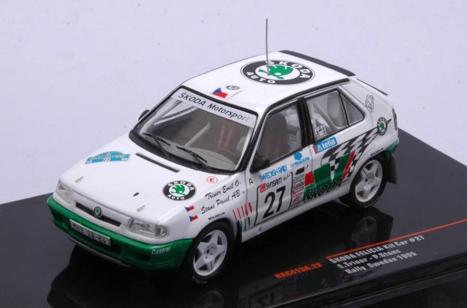 Ixo Model SKODA FELICIA KIT CAR N.27 RALLY SWEDEN 1995 TRINER/STANC 1:43 - Immagine 1 di 1