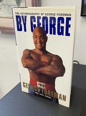 Libro firmado por George Foreman "Por George" automático con holograma B&E Foto 1 de 4